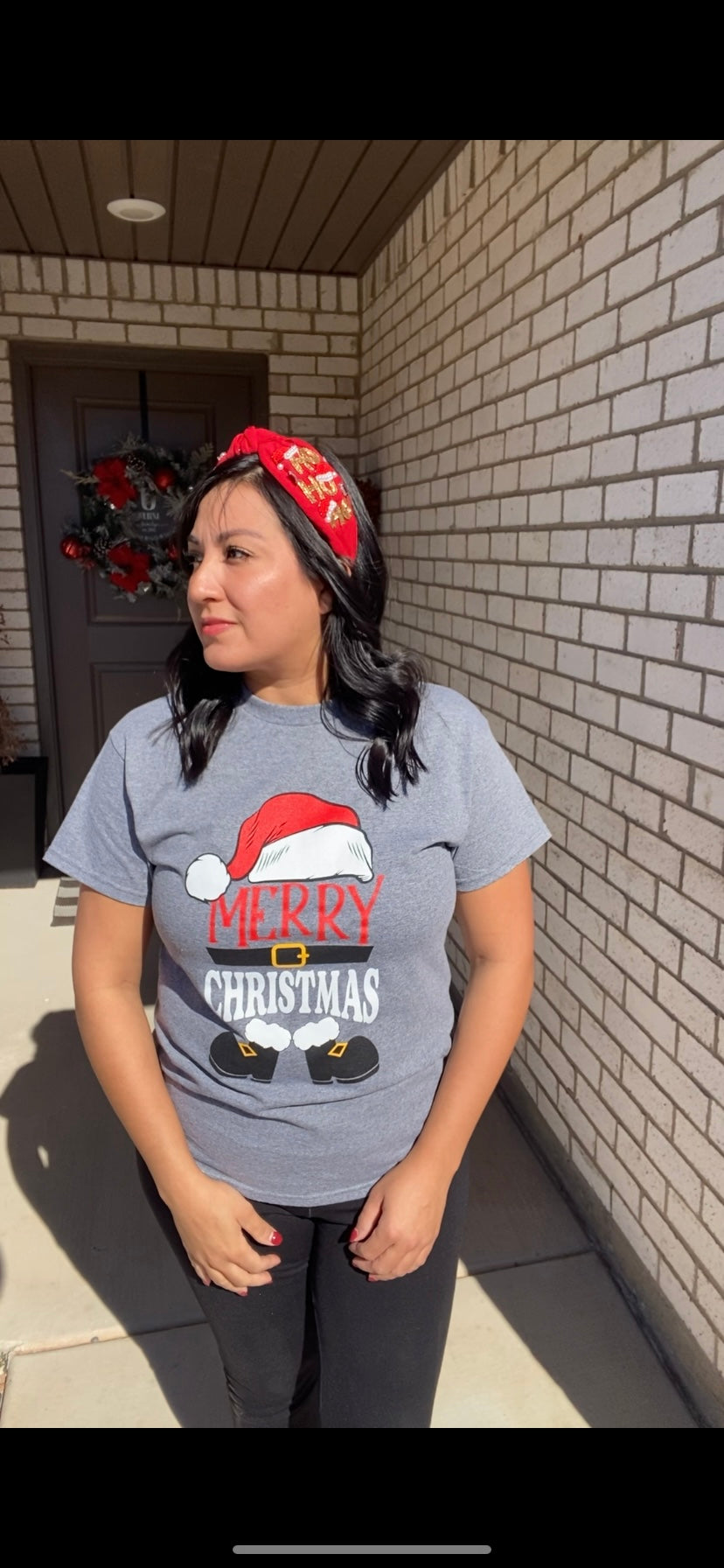 Merry Christmas Santa Hat Shirt